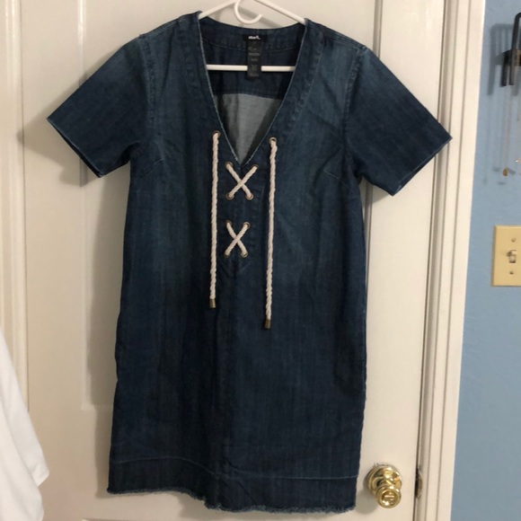 avon denim dress
